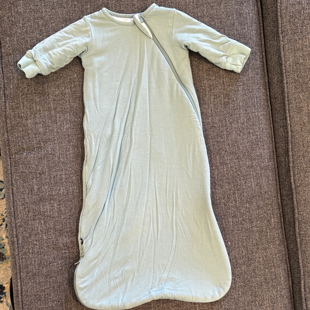 Kyte BABY slumber bag/Sleep Sack 1.0 TOG in Soft Blue/Green